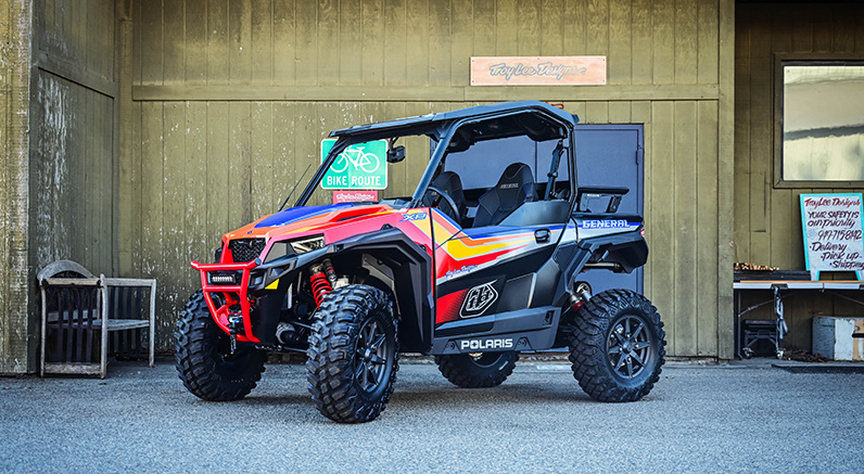 Troy Lee Designs - General XP 1000 from Polaris at the 2021 Sand Sports  Super Show - Sand Sports Super Show