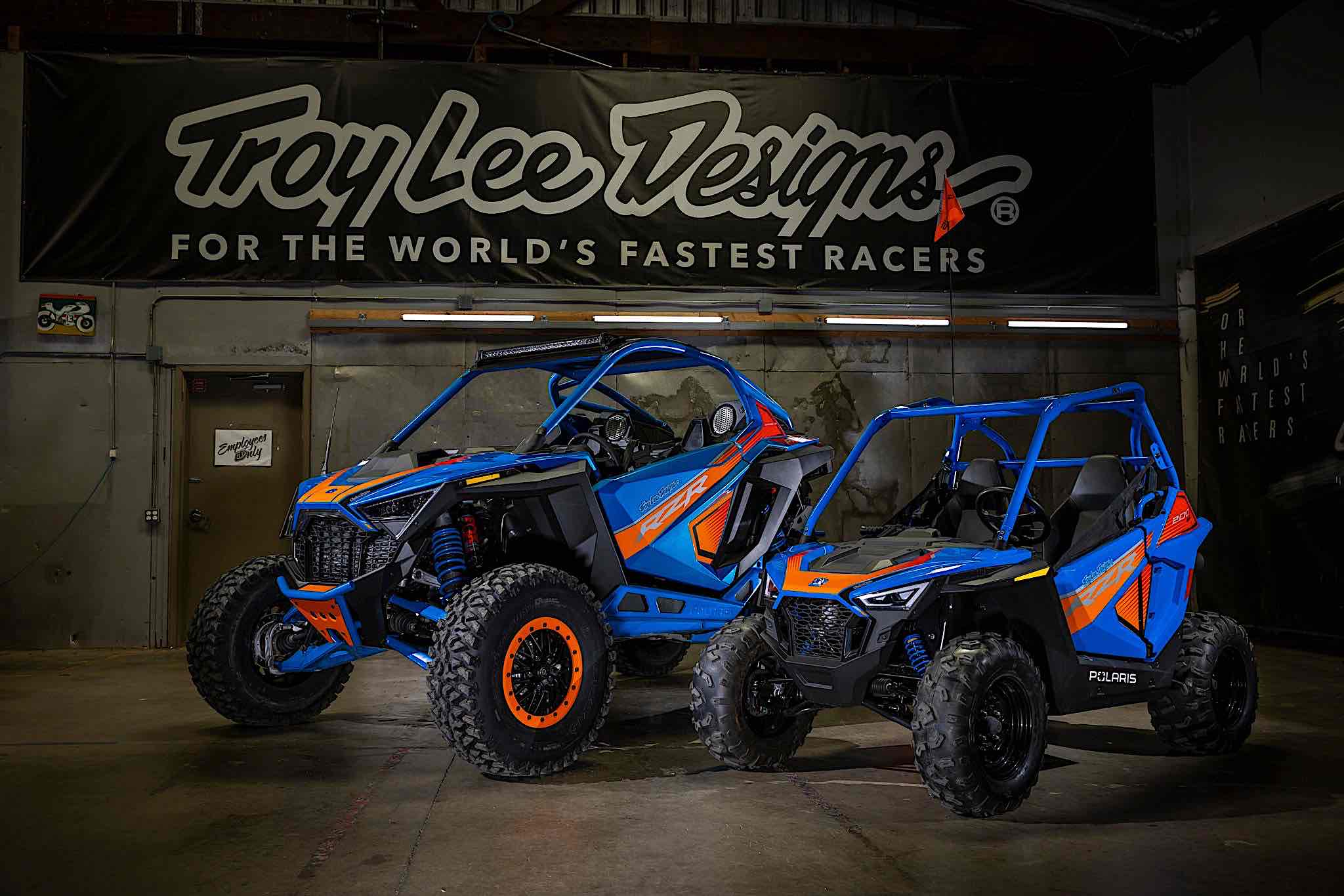 Polaris & Troy Lee Designs Combine For Limited Edition RZRs - Sand Sports  Super Show